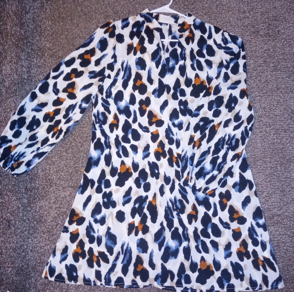 Leopard print dress